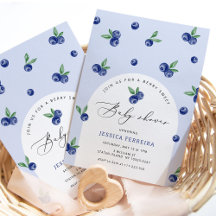 Blueberry Berry Swery Baby Dusche