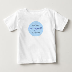 Blueberry Birthday Berry Sweet Baby T-shirt