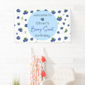 Blueberry Birthday Berry Sweet Banner (Insitu)
