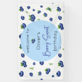 Blueberry Birthday Berry Sweet Banner (Vertikal)