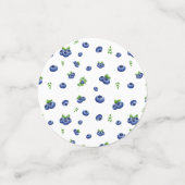 Blueberry Birthday Berry Sweet Konfetti (Klein Vorderseite)