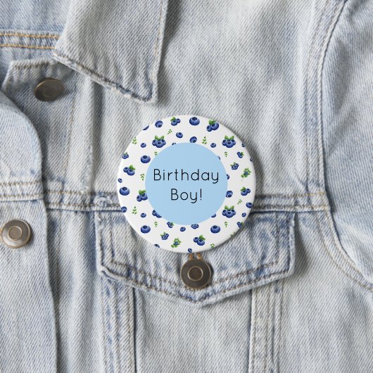 Blueberry Birthday Button (Beispiel)