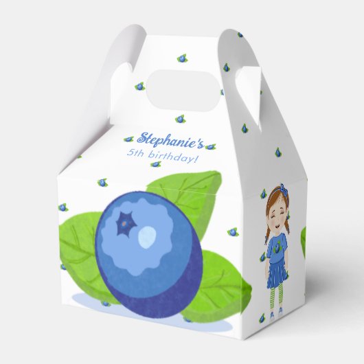 Blueberry Birthday Geschenkschachtel (Rückseite)