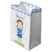 Blueberry Birthday Mittlere Geschenktüte (Rückseite Schrägansicht)