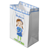Blueberry Birthday Mittlere Geschenktüte (Vorderseite Schrägansicht)