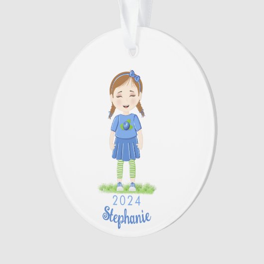 Blueberry Birthday Ornament (Vorderseite)