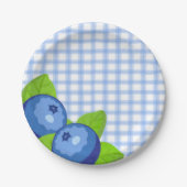 Blueberry Birthday Pappteller (Vorderseite)