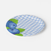 Blueberry Birthday Pappteller (Schrägansicht)