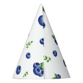 Blueberry Birthday Partyhütchen (Rückseite)