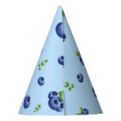 Blueberry Birthday Partyhütchen (Rückseite)