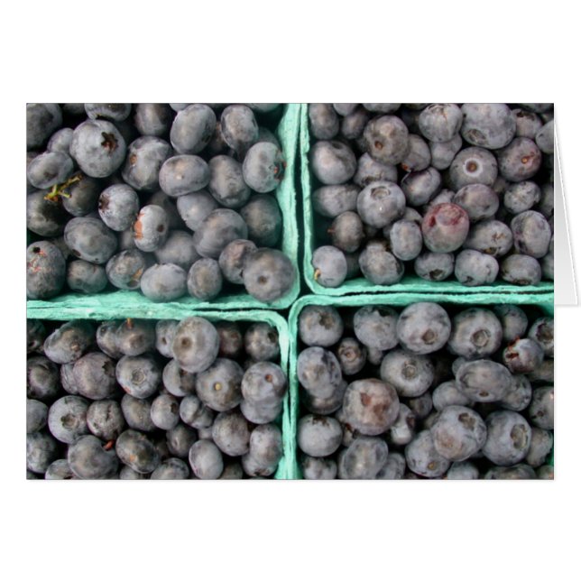 Blueberry Blank Card (Vorderseite (Horizontal))