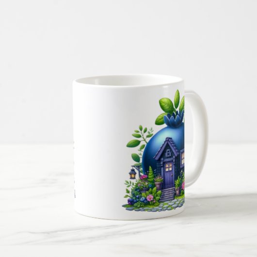 Blueberry Bliss Coffee Cup Kaffeetasse (VorderseiteRechts)