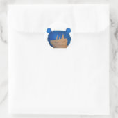 Blueberry Blonde Sticker! Runder Aufkleber (Tasche)