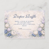 Blueberry Blossom Garden Diapper Raffle Begleitkarte (Vorderseite)