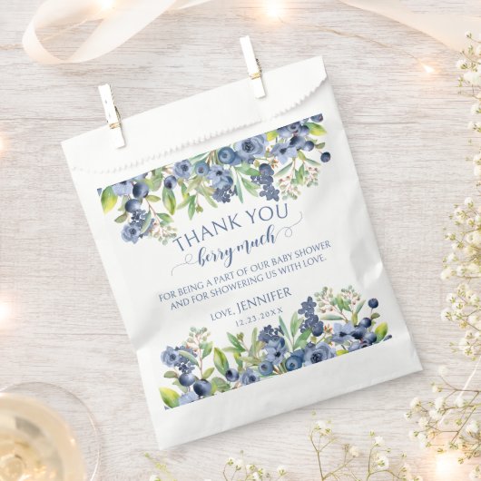 Blueberry Blumenjungen Dusche Süßigkeiten Liebesbe Geschenktütchen (Ausgeschnitten)
