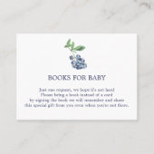 Blueberry Books for Baby Enclosure Card Visitenkarte (Vorderseite)