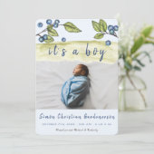 Blueberry Boy Ankündigung (Stehend Vorderseite)