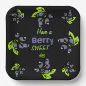 Blueberry Brunch Plate Pappteller (Vorderseite)