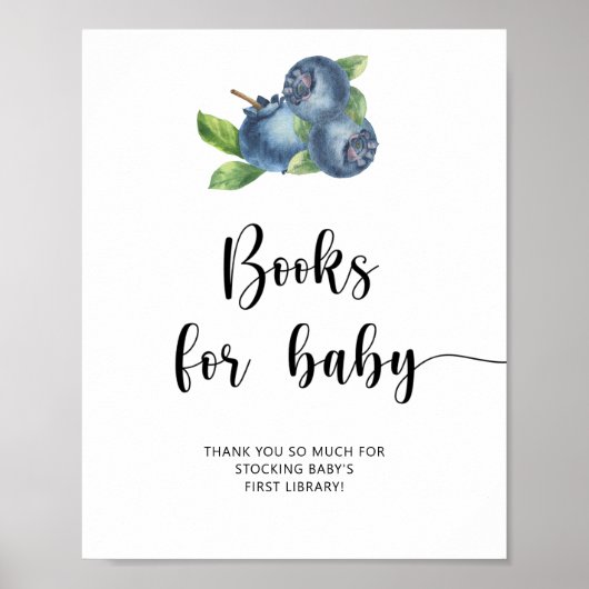 Blueberry - Bücher für Kinder Poster (Vorne)