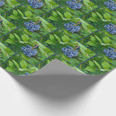 Blueberry Bunch in Zweig Geschenkpapier (Ecke)