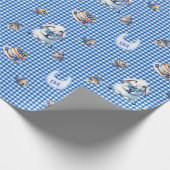Blueberry Bunny’s erste Geburtstagsfeier! Geschenkpapier (Ecke)