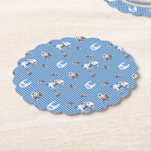 Blueberry Bunny’s erste Geburtstagsfeier! Untersetzer (angewinkelt)