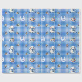 Blueberry Bunny’s First Birthday Bash! Geschenkpapier (Flach)