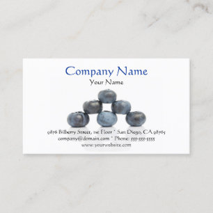 Blueberry Business Card Visitenkarte