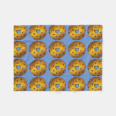 Blueberry Cake Donut Doughnut Blue Feinschmecker P Fleecedecke (Vorderseite (Horizontal))