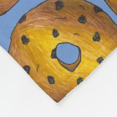 Blueberry Cake Donut Doughnut Blue Feinschmecker P Fleecedecke (Ecke)