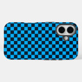 Blueberry checkered pattern Case-Mate iPhone hülle (Rückseite (Horizontal))