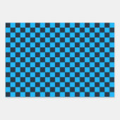 Blueberry checkered pattern geschenkpapier set (Vorderseite 3)
