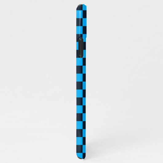 Blueberry checkered pattern iPhone hülle (Rechte Seite)