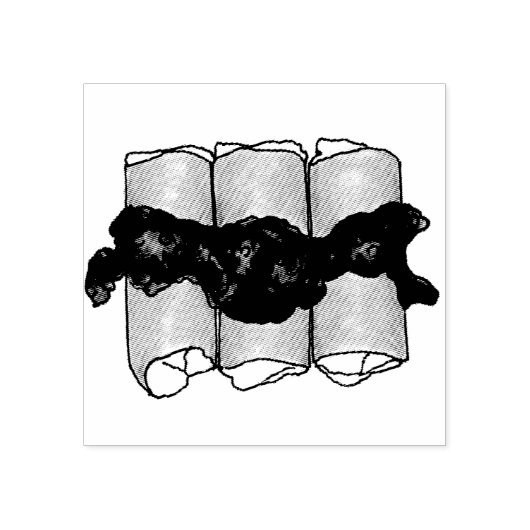 Blueberry Cheese Blintz Blintzes Jüdische Briefmar Gummistempel (Prägung)