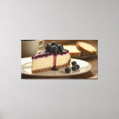 Blueberry Cheesecake Leinwanddruck (Vorderseite)