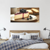Blueberry Cheesecake Leinwanddruck (Insitu (Schlafzimmer))