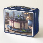 Blueberry Cheesecake Metall Brotdose (Rückseite)