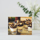 Blueberry Cheesecake Shots Postkarte (Stehend Vorderseite)