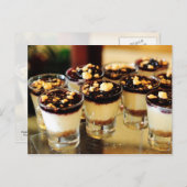 Blueberry Cheesecake Shots Postkarte (Vorne/Hinten)