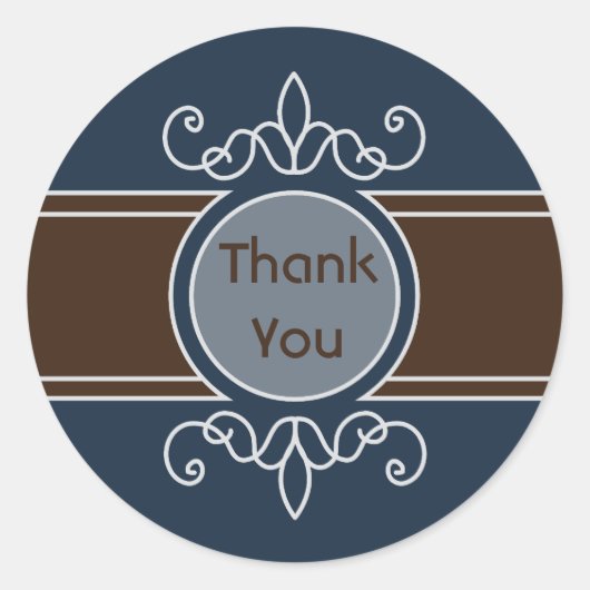 Blueberry Classic Harvest Vielen Dank Sticker (Vorderseite)