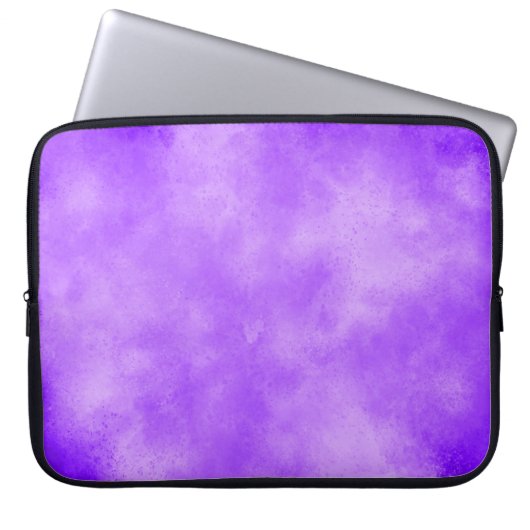 Blueberry Cloud Effect Electronics Bag Laptopschutzhülle (Vorderseite)