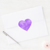 Blueberry Clouds Heart Sticker (Umschlag)