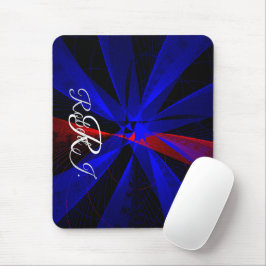 Blueberry Color Abstract Geometric Mouse Pad Mousepad