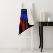 Blueberry Color Abstract Sherpa Blanket Sherpadecke (Beispiel)