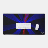 Blueberry Color Abstrakt Geometric Mouse Pad Mat Schreibtischunterlage (Tastatur & Maus)