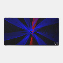 Blueberry Color Abstrakt Geometric Mouse Pad Mat