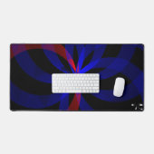 Blueberry Color Accent Geometric Gaming Mouse Pad Schreibtischunterlage (Tastatur & Maus)