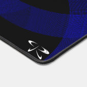 Blueberry Color Accent Geometric Mouse Pad Mat Schreibtischunterlage (Ecke)