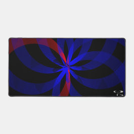 Blueberry Color Accent Geometric Mouse Pad Mat Schreibtischunterlage