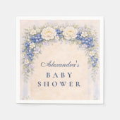 Blueberry Cottage Garden Baby Shower Serviette (Vorderseite)